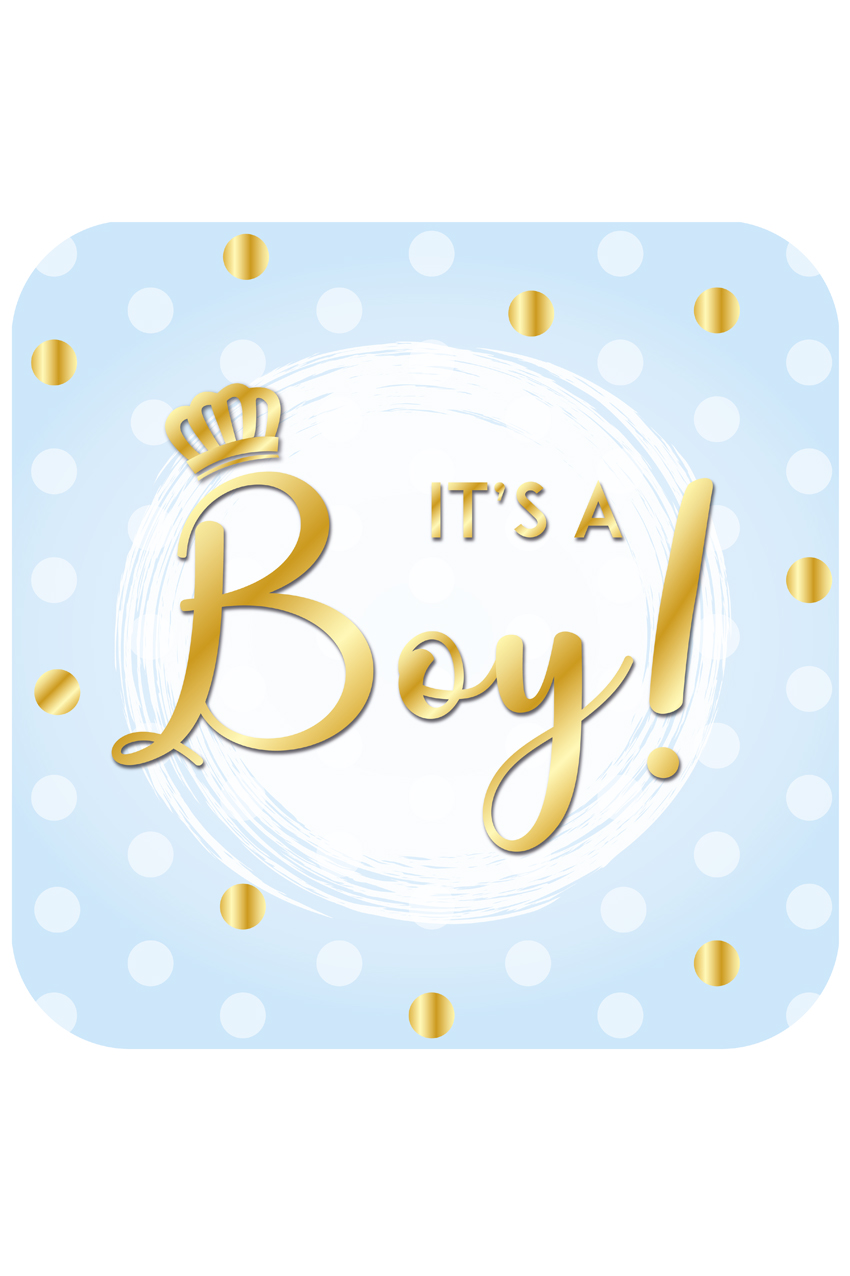 Tribute shield It's a boy