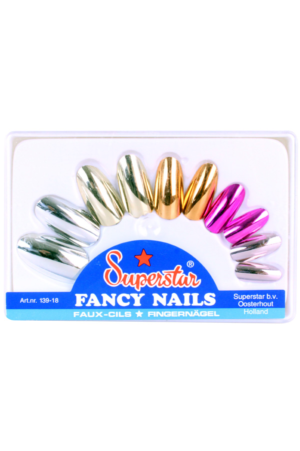 Metallic nails superstar assorted colors