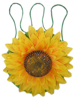 Shoulder bag sunflower plush