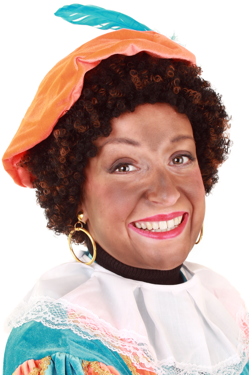 Wig Piet frizzy hair adjustable black brown