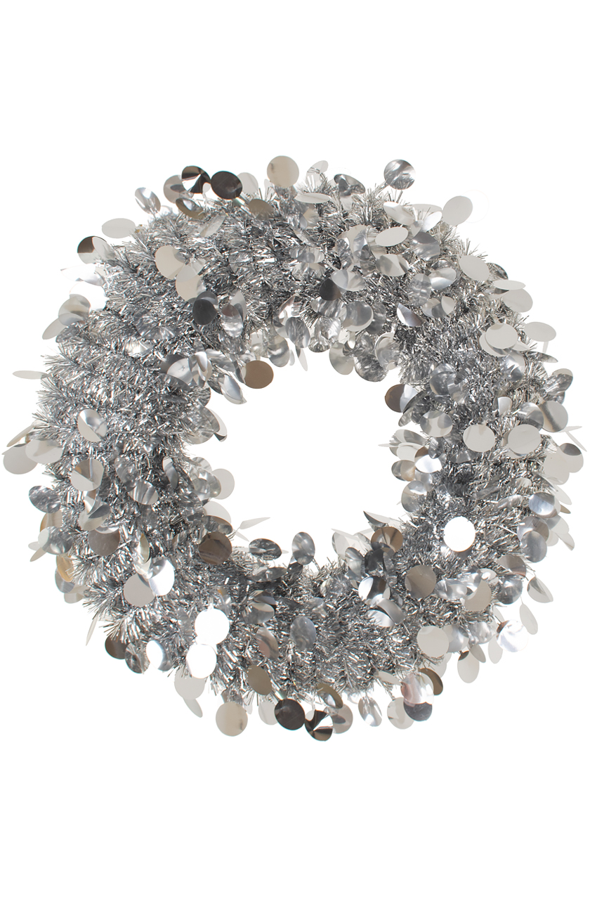 Front wreath 45 cm. Silver