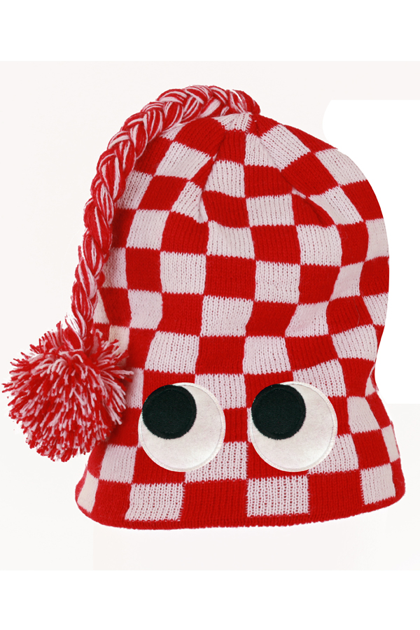 Knitted hat Brabant with eyes