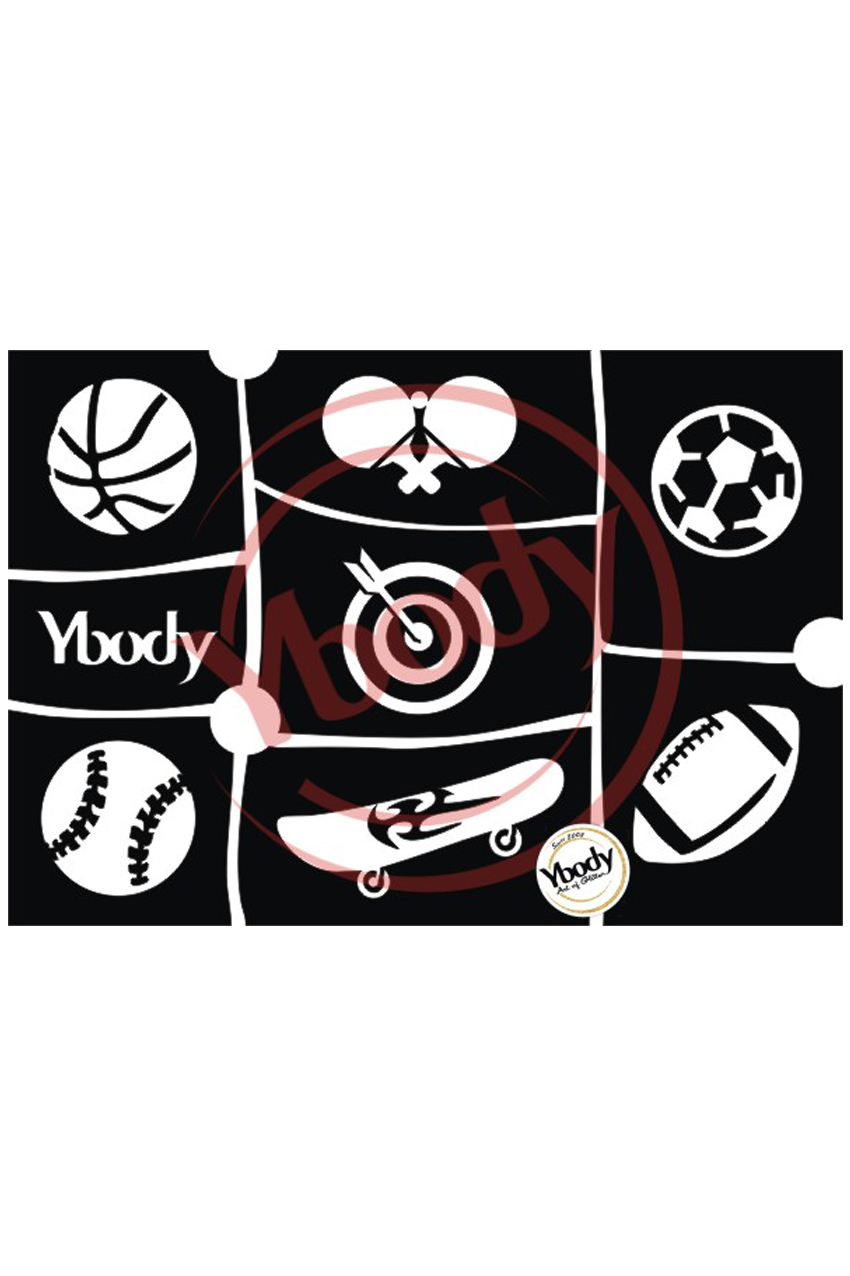 A5 stencil sports 