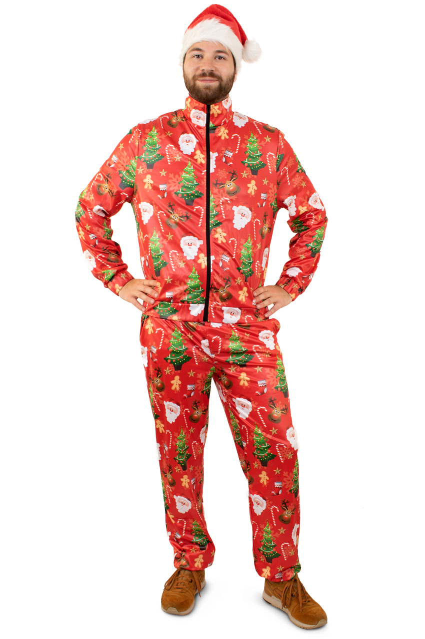 Tracksuit Christmas red