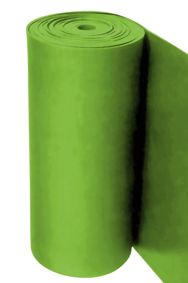 Decoratie PE foam on roll GREEN 25m x 1m x 7 mm.