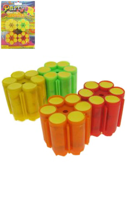 Refill 4 x 6 shot ammonition for a confetti gun
