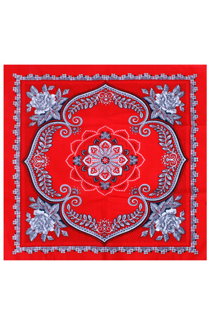 Handkerchief flower 63 x 63 cm heavy quality