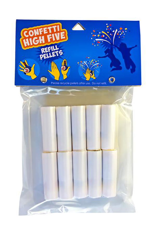 Refills 10 pieces for High Five Confetti Shooter