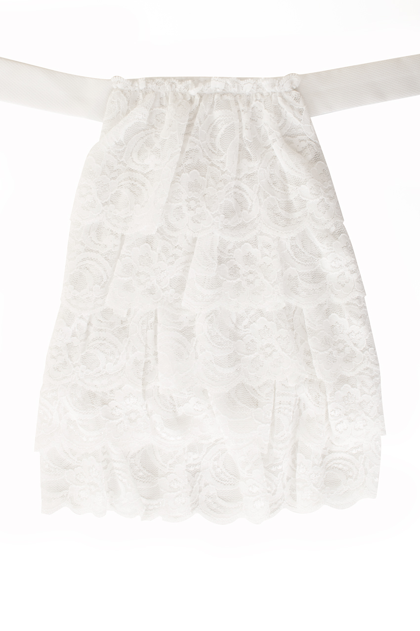 Jabot lace luxury white