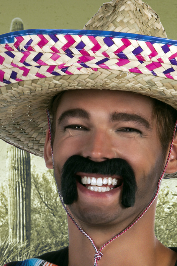 Moustache black Mexican