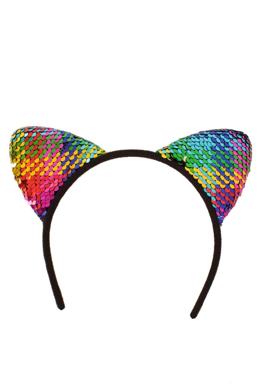 Diadem ears glitter multicolour