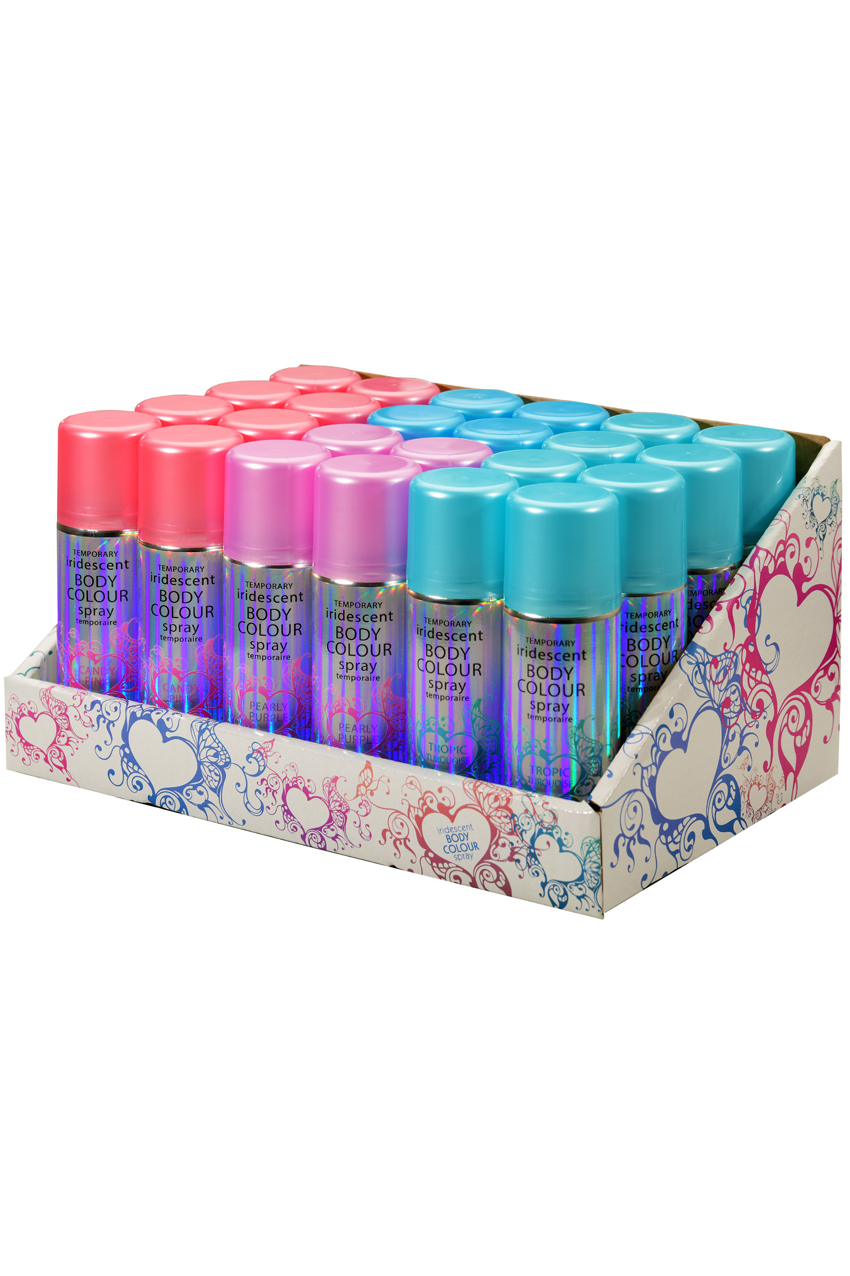 Temporary iridescent body colour spray 100 ml