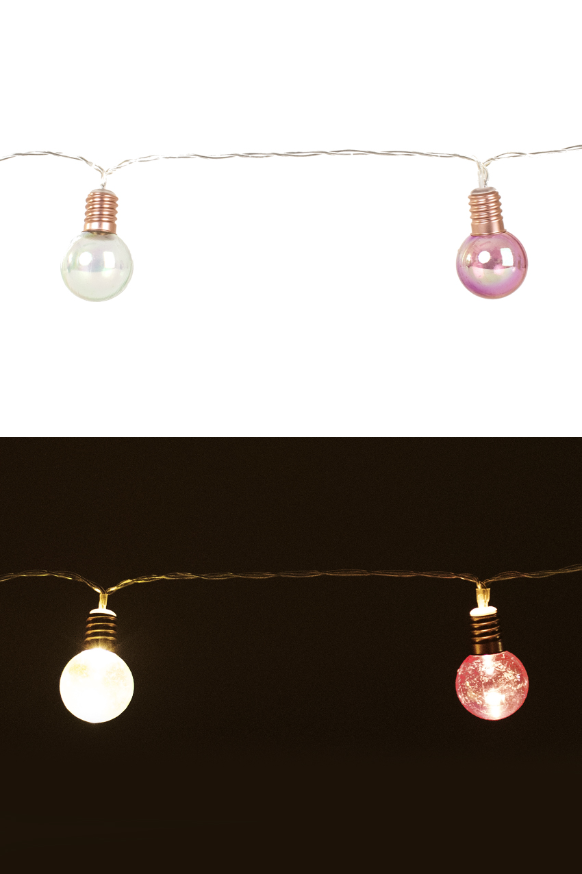 Lighting cord  bulb mini transparent 160 cm