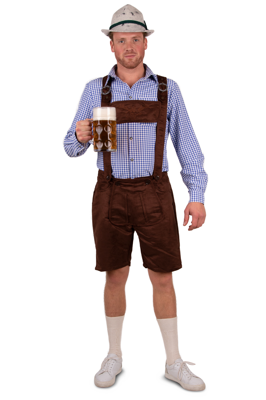 Tyrolean shorts dark brown short model