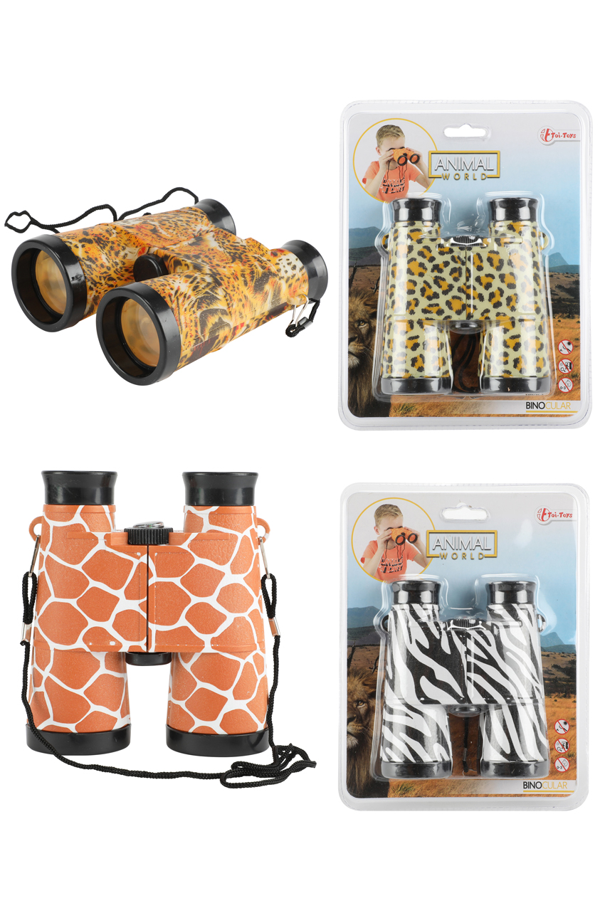 Binoculars with animal print