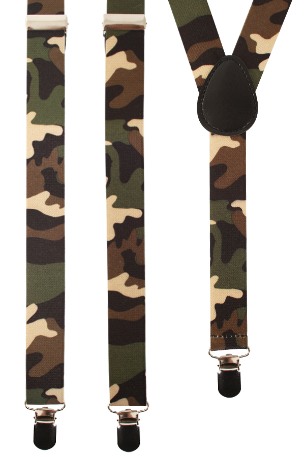 Suspenders camouflage