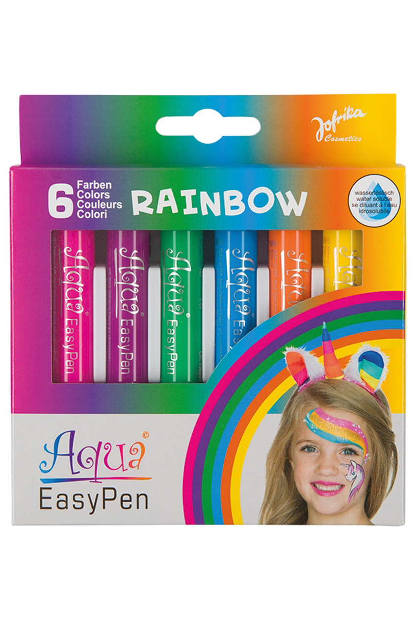 Jofrika aqua make-up sticks rainbow 6 x 5 grams