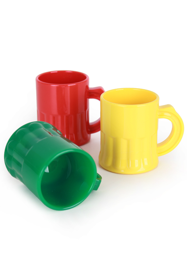 Shot glasses red/yellow/green 2,5 cl