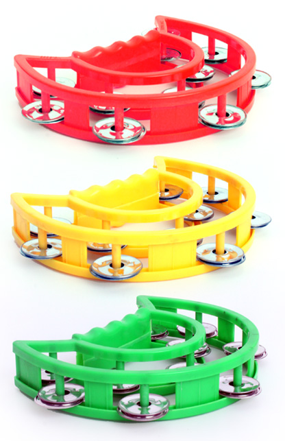 Tamborine red, yellow, green