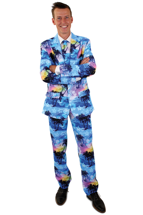 Tropical holiday suit