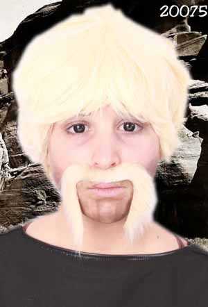 Blonde moustache Macho Man