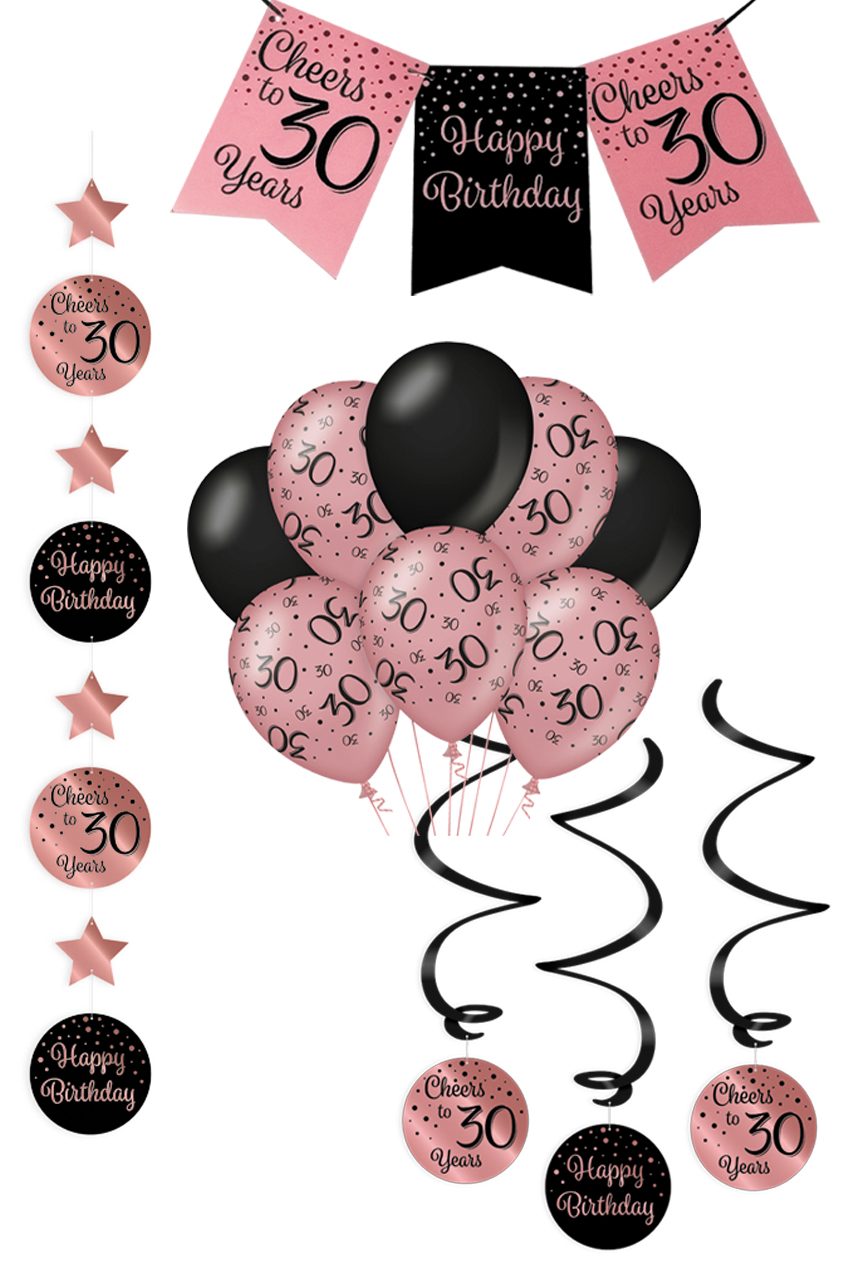 Birthday Party Set 4 pcs 30 years