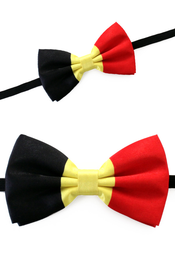 Satin bowtie Belgium size 13 x 7 cm