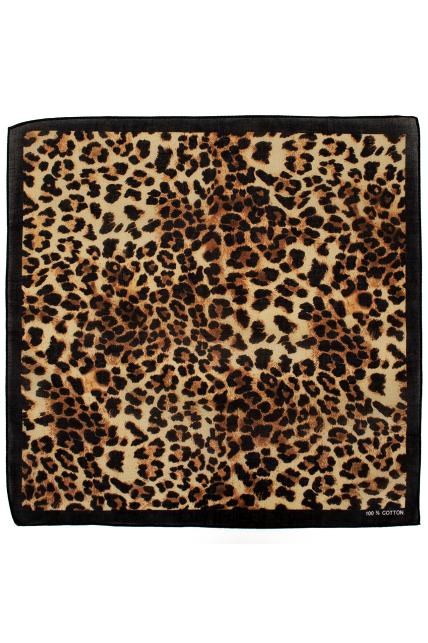 Handkerchief with Panther print