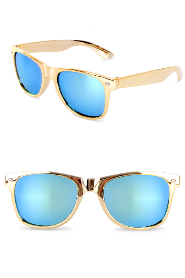 Blues Brother glasses goud