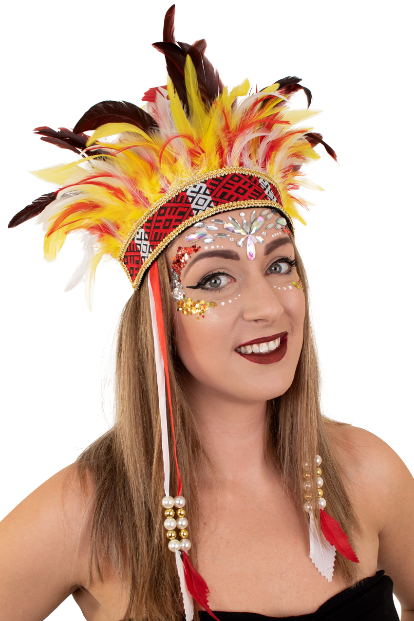 feather headdress El Boscha