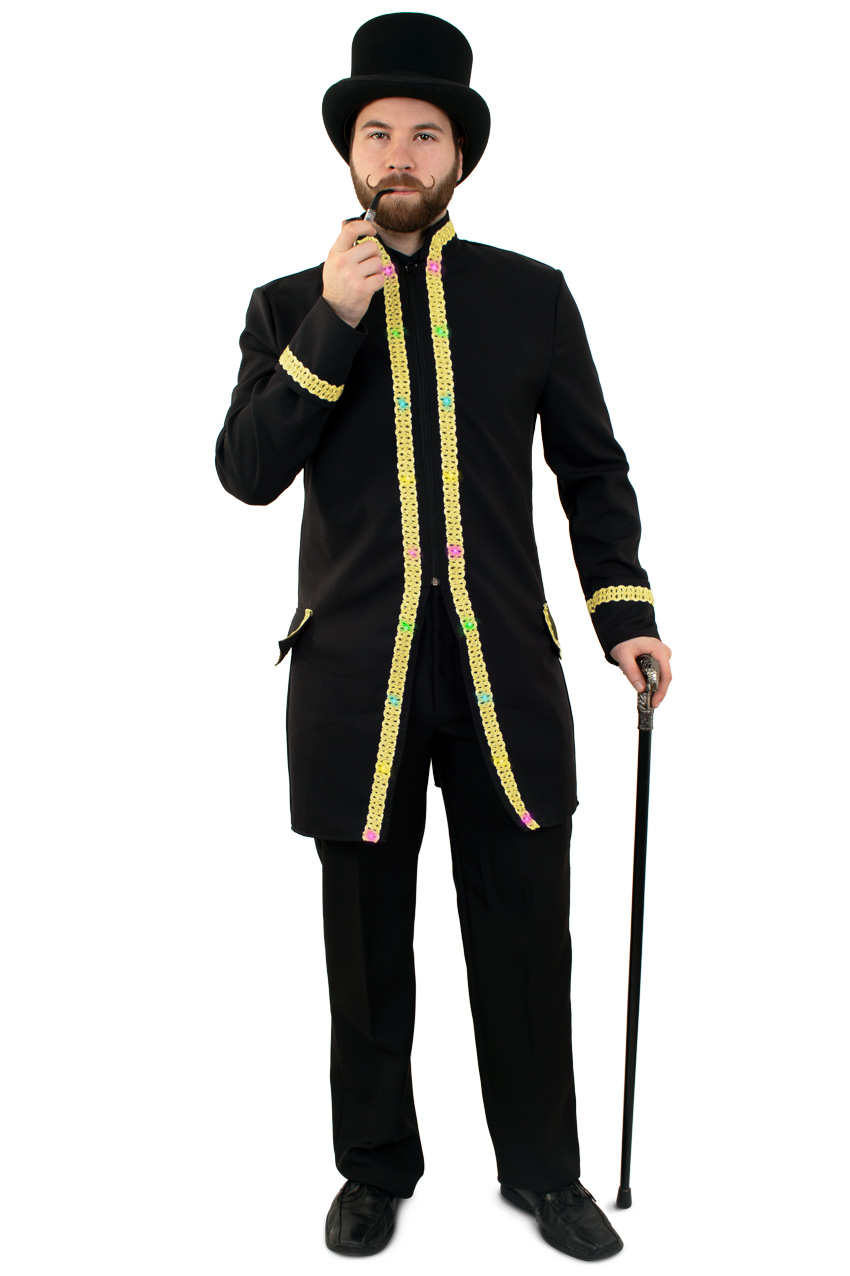 Lighted jacket with goldentape