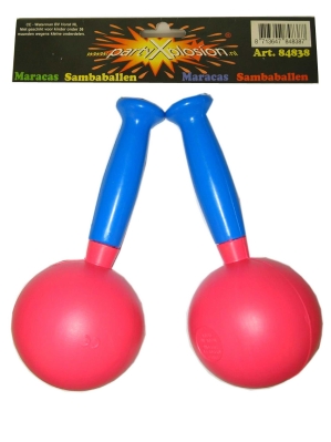 Maracas assorted colours per pair