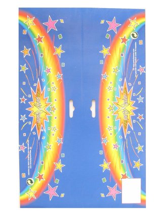 Euro slot header cards blue partyXplosion 32 x 20 cm