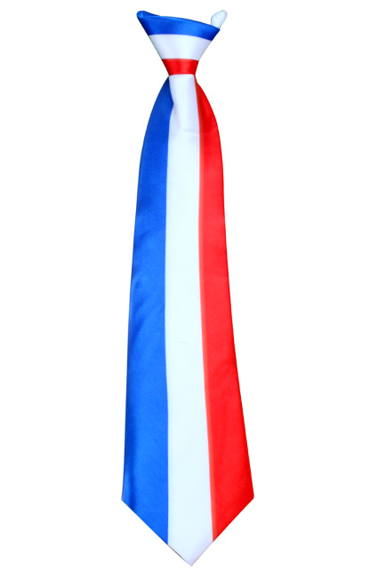 Satin necktie France size 42 x 10 cm