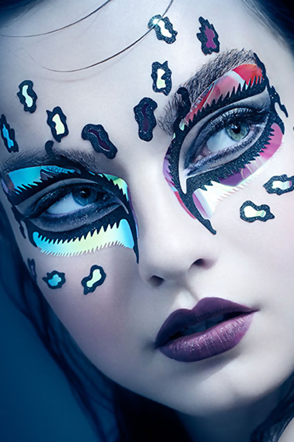 Face-lace Leopardazzel Eye lace / Face lace