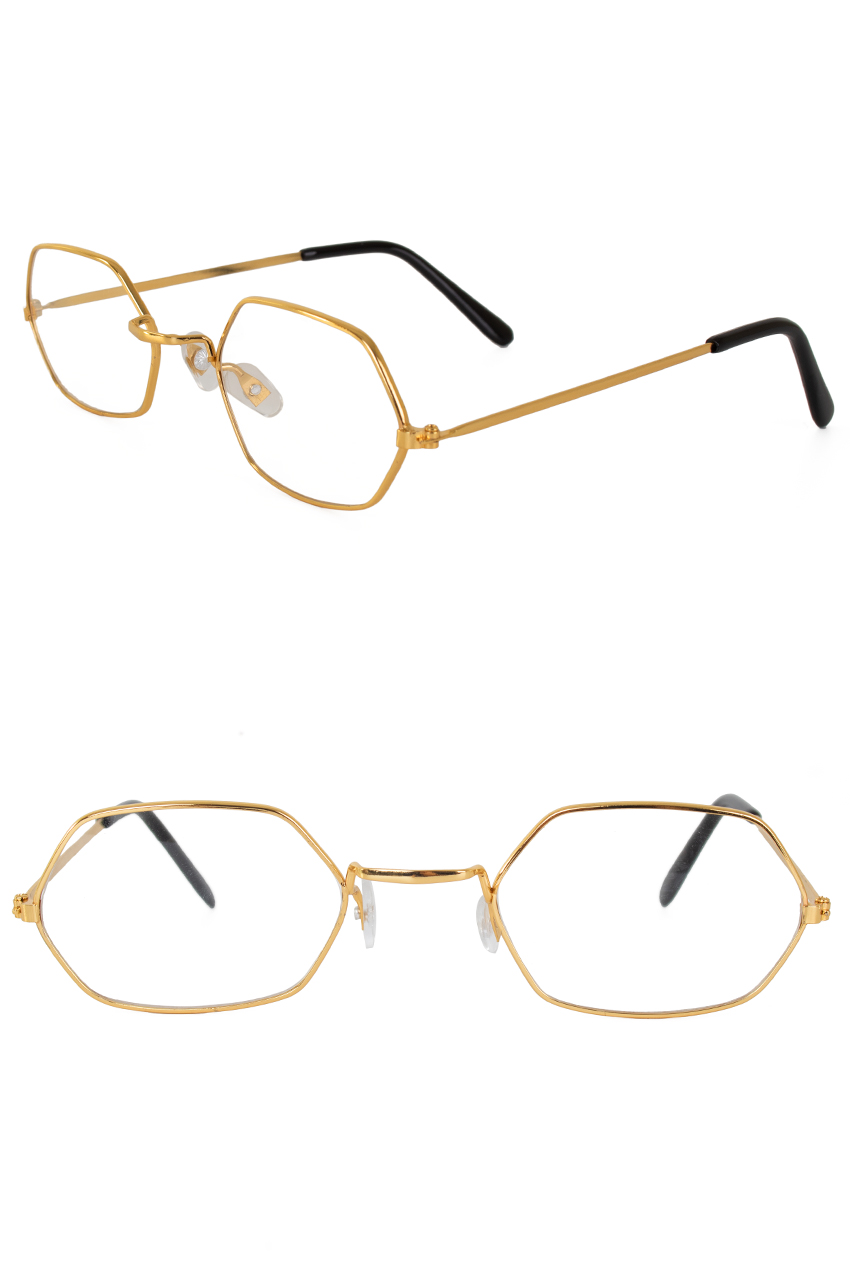Old man reading specs
