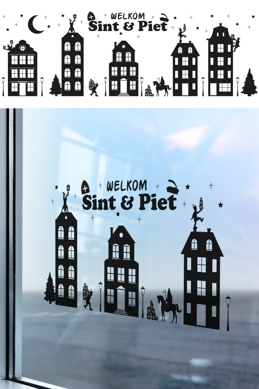 Adhesive sint and piet