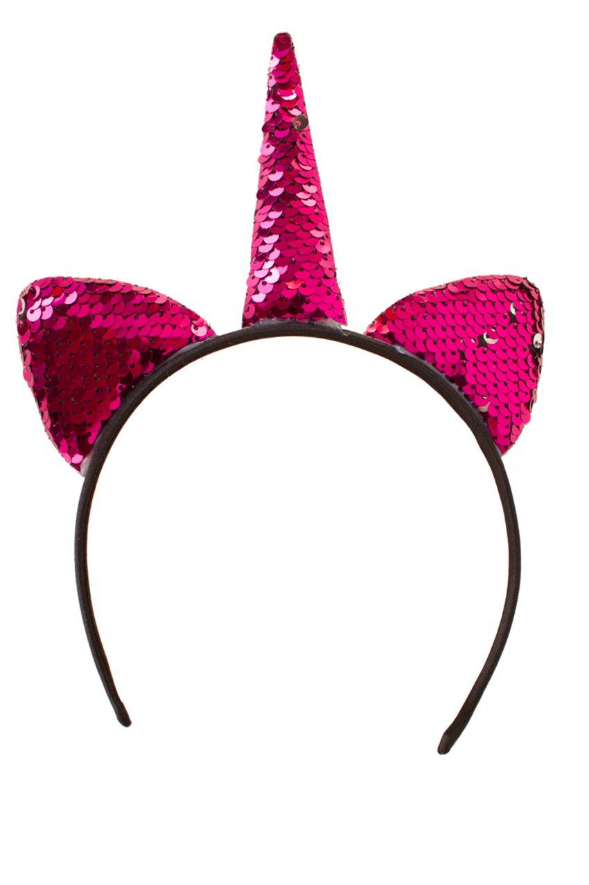 Diadem Unicorn sequins pink