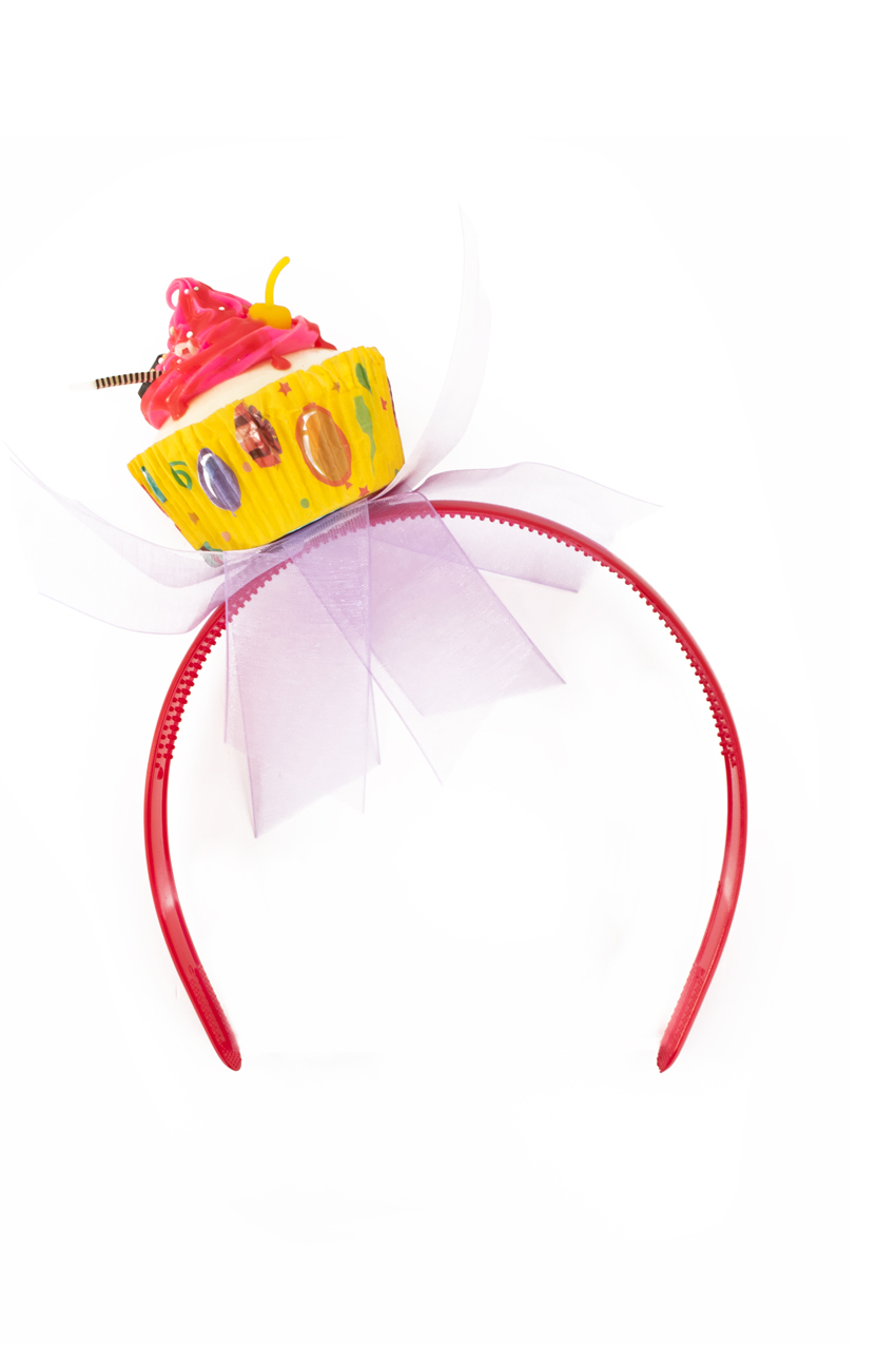 Diadem with cupcake
