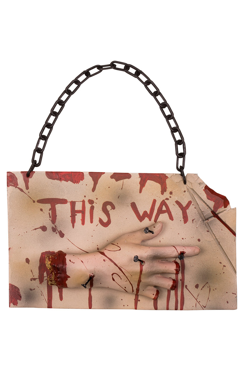 Horror road sign 'This Way