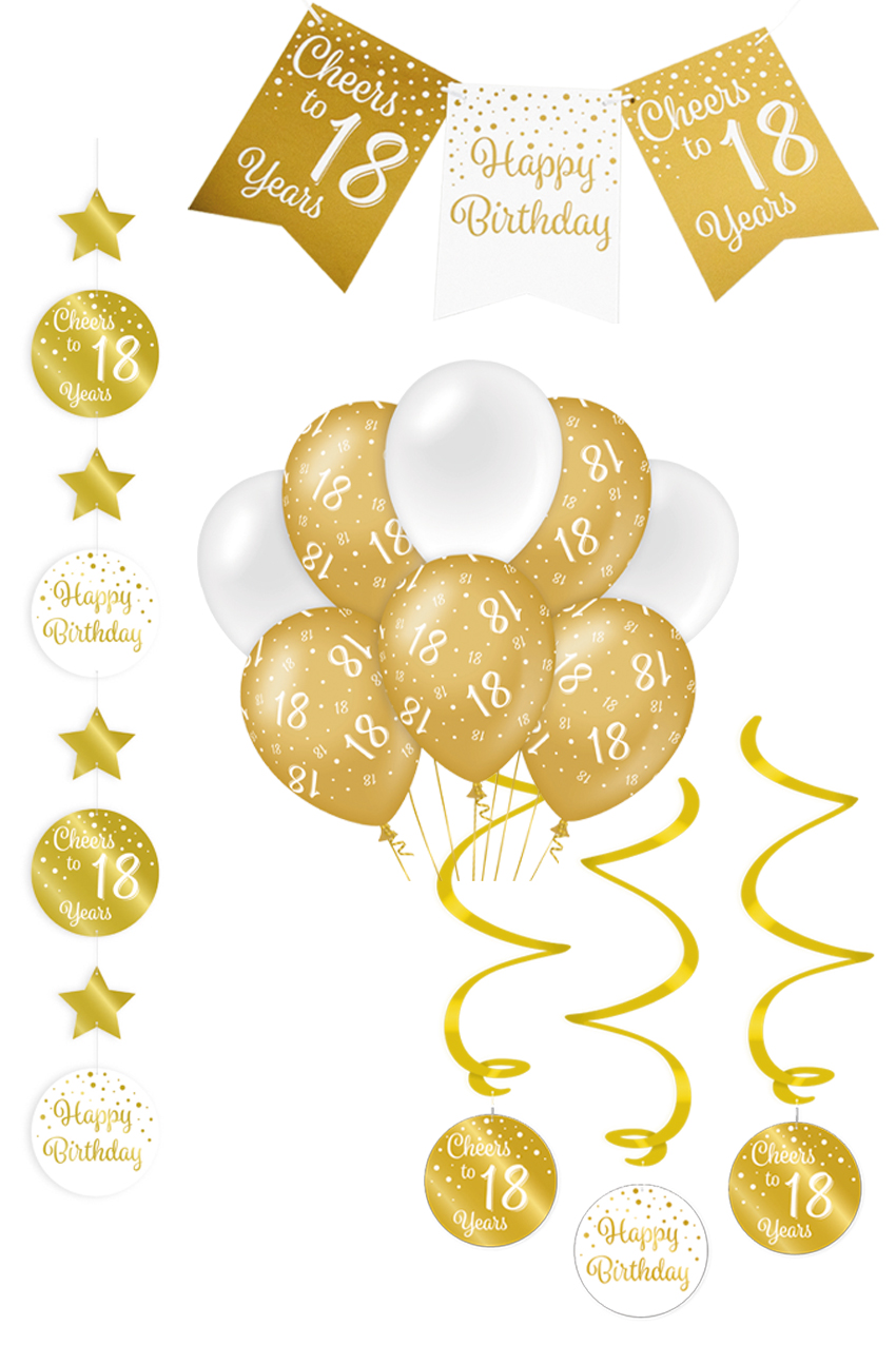 Birthday Party Set 4 pcs 18 years