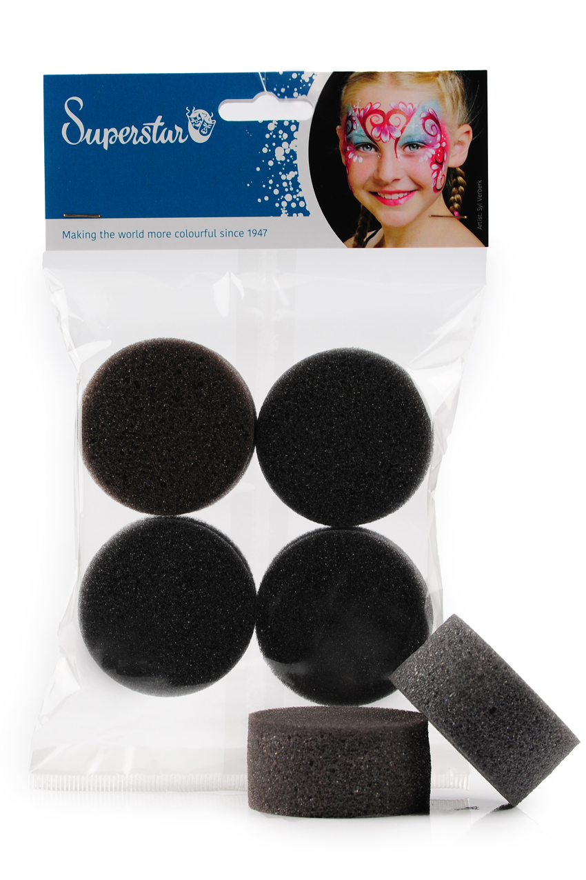 ECO Sponge Antraciet x 4  139-10.3