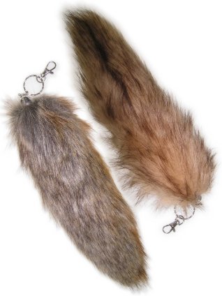 Keychain 2 assorted foxtails