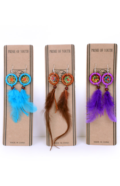 3 Assorted earrings dreamcatcher