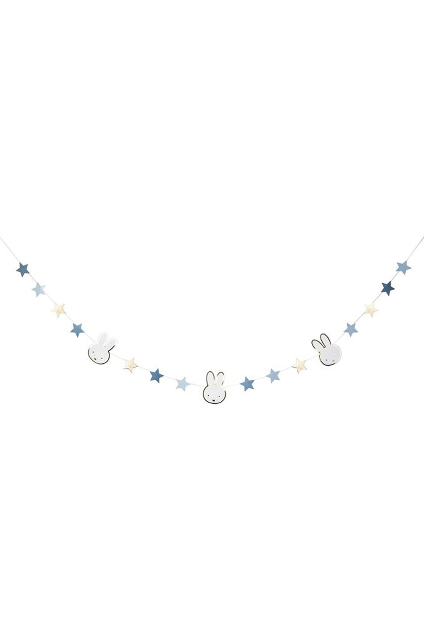 Miffy baby blue figure garland 3 m