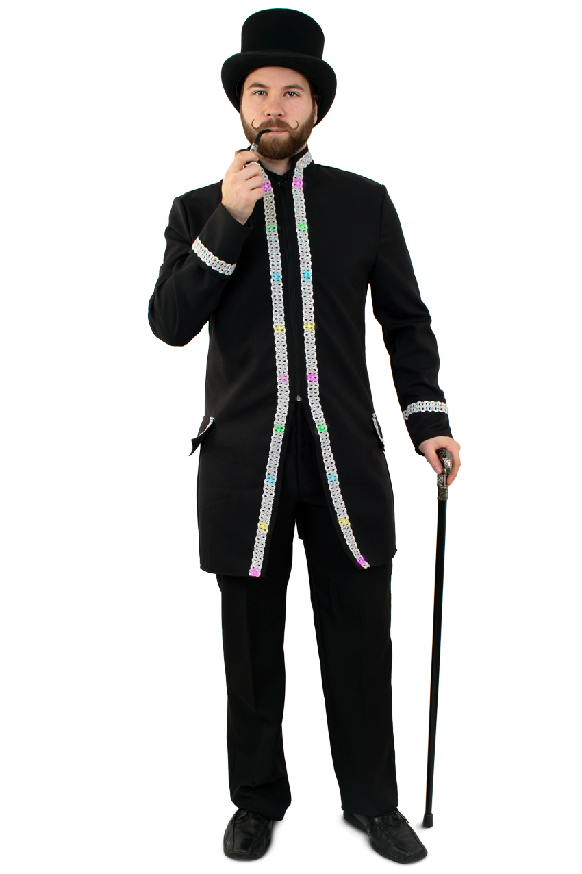Lighted jacket with silvertape