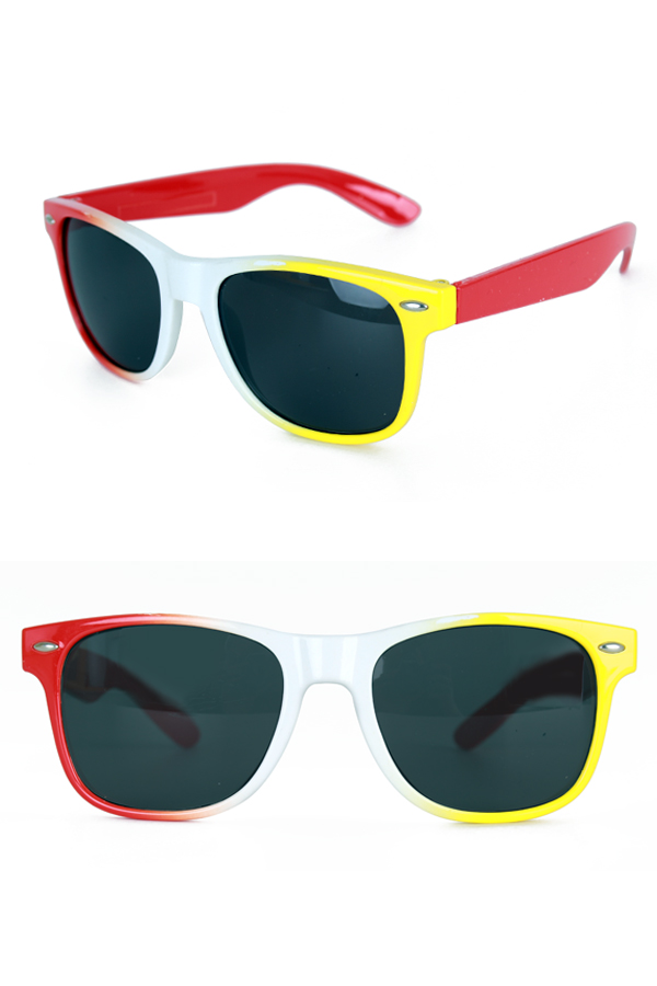 Oeteldonk glasses red / white / yellow