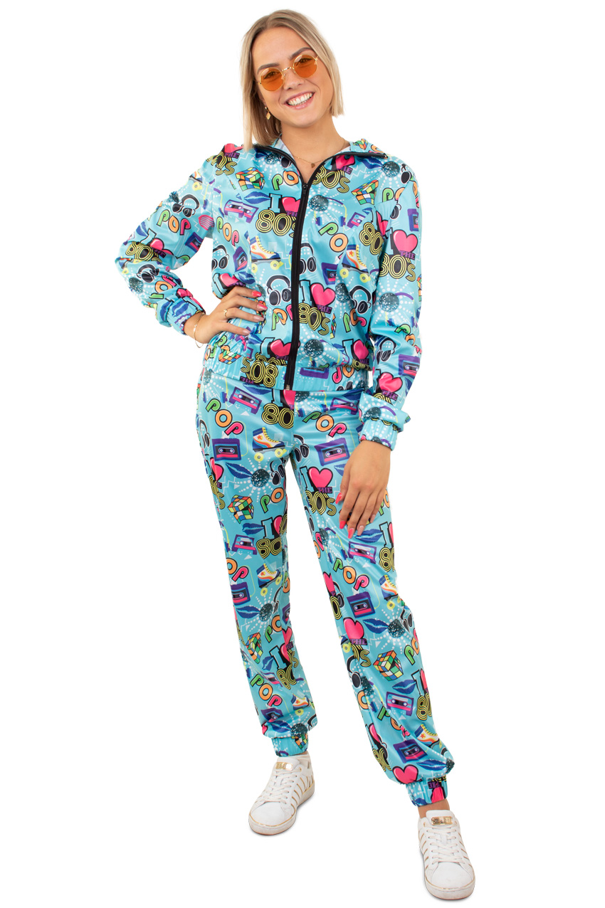Tracksuit I love the 80`s women 