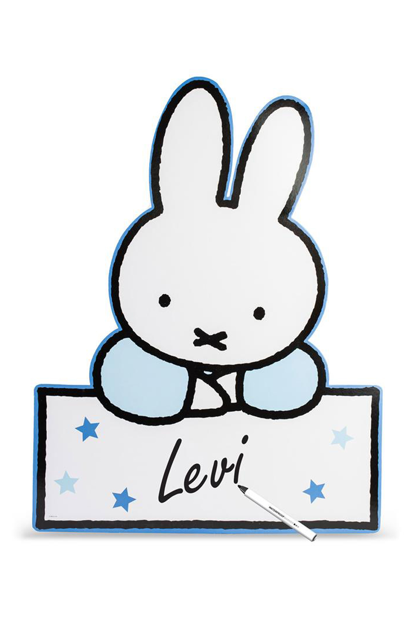 Birth sign Miffy baby blue with standard 60 cm.