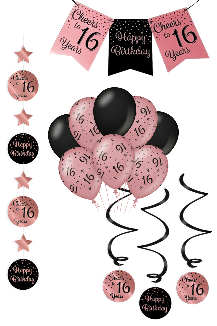 Birthday Party Set 4 pcs 16 years